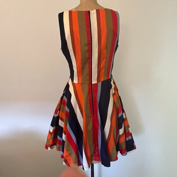 Striped Skater Skirt by Closet in Size 12 (Runs Very Small) - From the UK - Picture 7 of 12